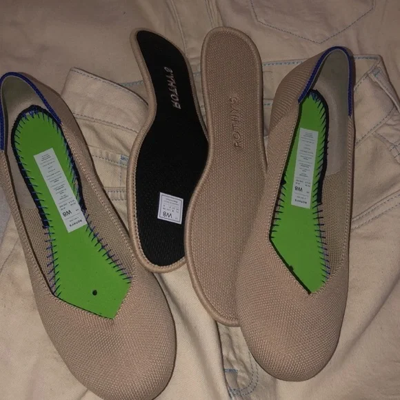 ROTHY’S cream flats size 8 - Picture 5 of 8